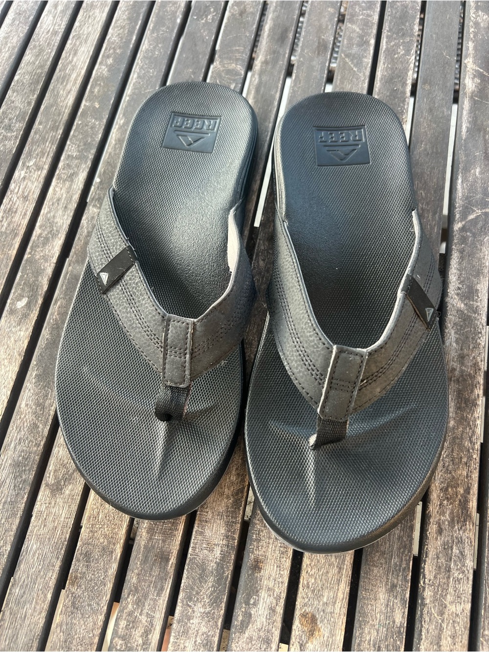 Reef Black flip flops 11